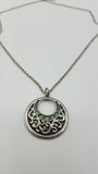 Green Scroll Necklace