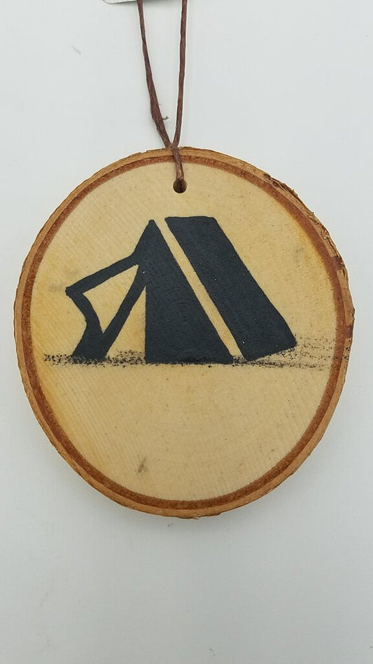 Small Tent Birch Ornament