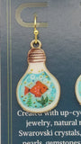 Goldfish Lightbulb Earrings
