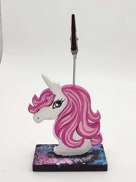 Hot Pink Unicorn Picture Holder
