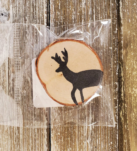 Deer Birch Tree Magnet