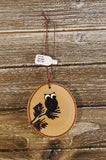 Small Owl Birch Ornament