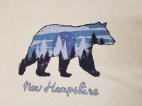 (XXL) PICTURESQUE BEAR "NH" BABY BLUE T-SHIRT (ARTFORMS)