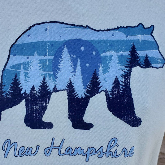 Picturesque Bear NH Baby Blue T-Shirt