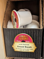 6 Count "Almond Biscotti" Pastry Shop Brew, K-Cups Ground Coffee (CJ)