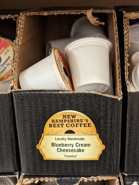 6 Count "Blueberry Cream Cheesecake" Pastry Shop Brew, K-Cups Ground Coffee (CJ)