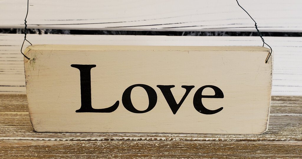 Love Wood Sign