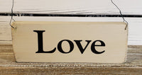 Love (Hanging Wooden Sign)
