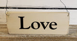 Love (Hanging Wooden Sign)