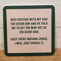 "Indiana Jones"-Coaster (Drinks On Me)