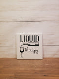 Sq Ceramic Coaster -Liquid Therapy