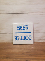 Sq Ceramic Coaster -Coffee Beer