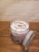 Lavender Libbey Status Jar 12 Oz (Bedrock Soy Candle)