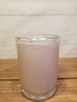 Lavender Libbey Glass Tumbler 7 Oz( Bedrock Soy Candle)