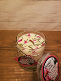 Beach Rose Libbey Status Jar 12 Oz (Bed Rock Soy Candle)