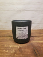 Pumpkin Patch Ceramic Minimalist Candle -Non Toxic -Coconut Soy (Joy Lane Farm)